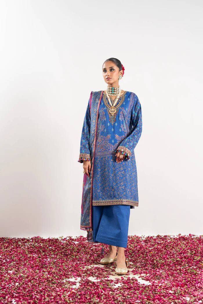 Alkaram | Festive Collection | FC-W-22H-23-3-Royal Blue