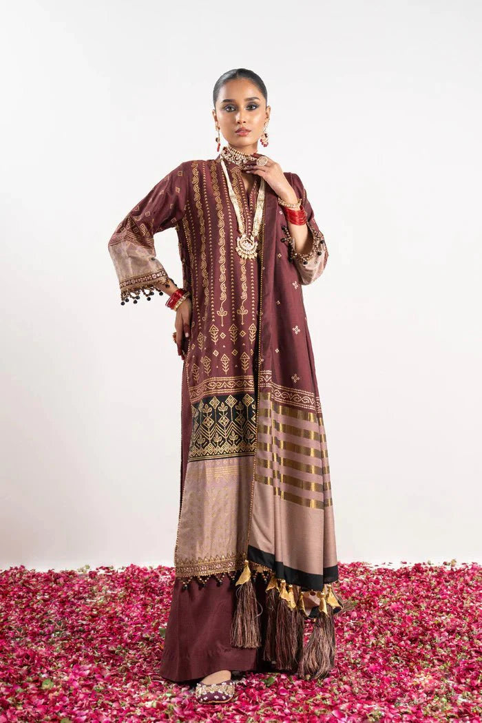 Alkaram | Festive Collection | FC-W-24I-23-3-Maroon Red