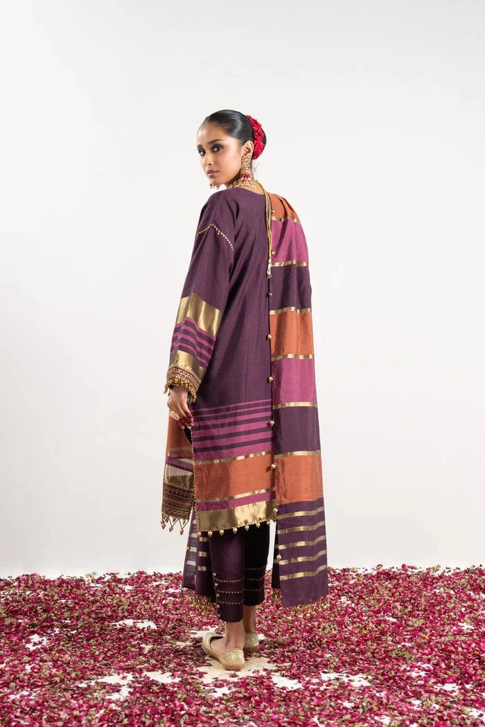 Alkaram | Festive Collection | FC-W-25I-23-3-Plum