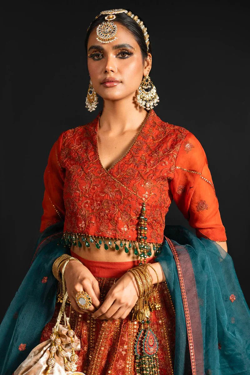 Alkaram | Heavy Formals 24 |  HF-04-24-Rust