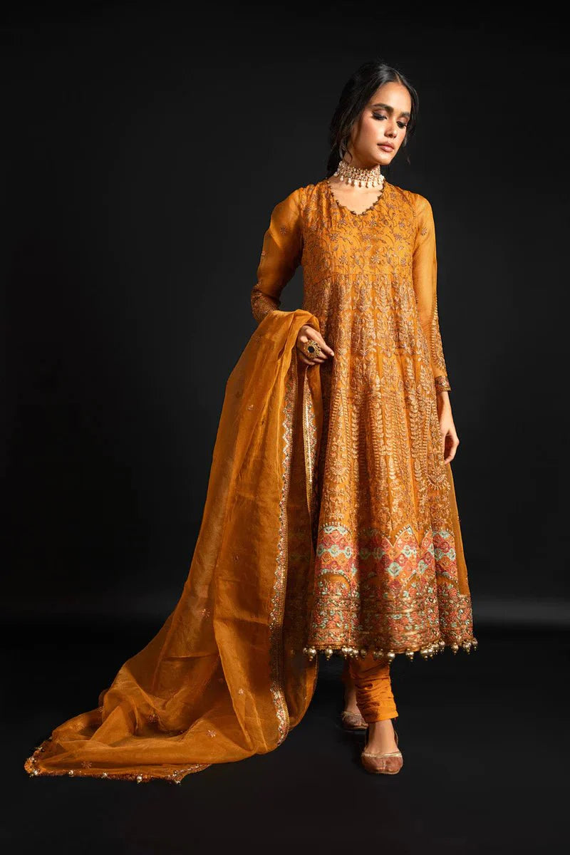 Alkaram | Heavy Formals 24 |  HF-05-24-Ochre