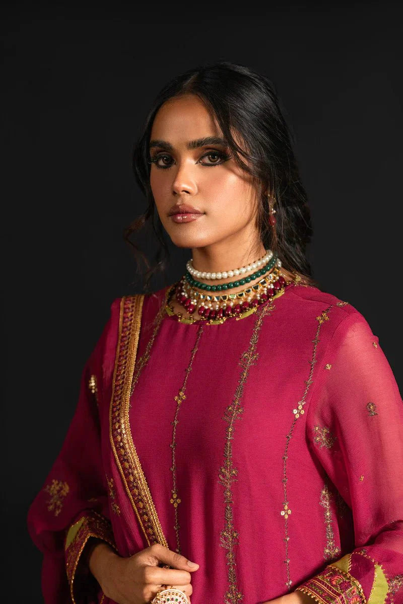 Alkaram | Heavy Formals 24 | HF-07-24-Fuchsia Pink