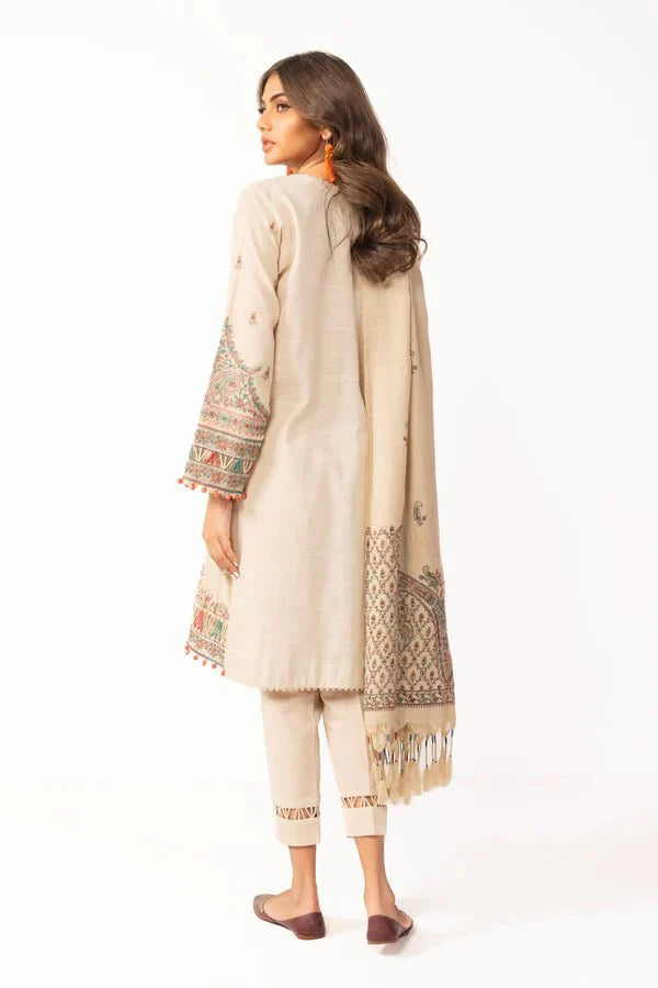 Alkaram | Shawl Collection | Beige