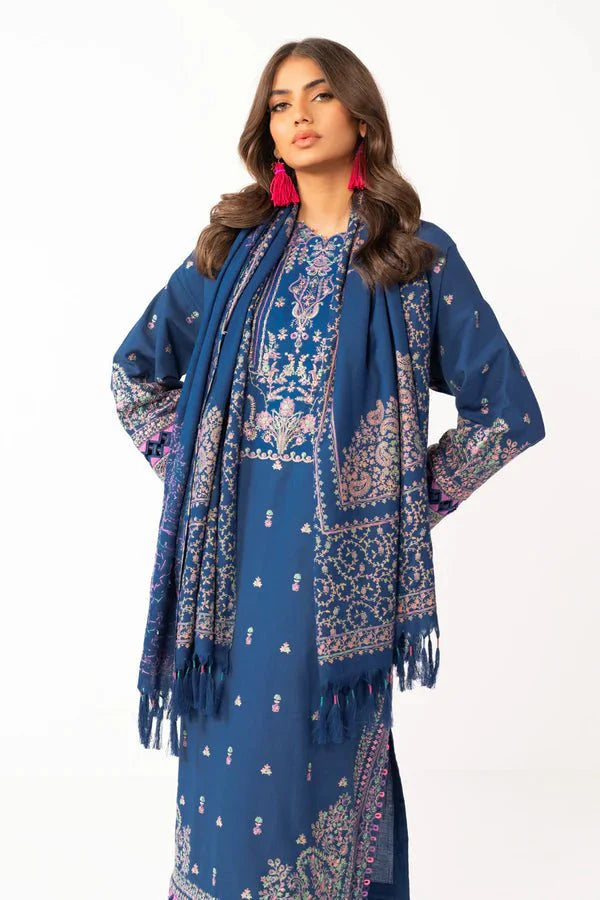 Alkaram | Shawl Collection | Navy