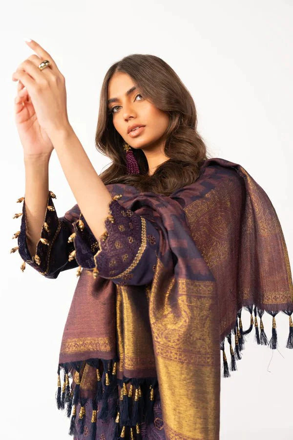 Alkaram | Shawl Collection | Purple