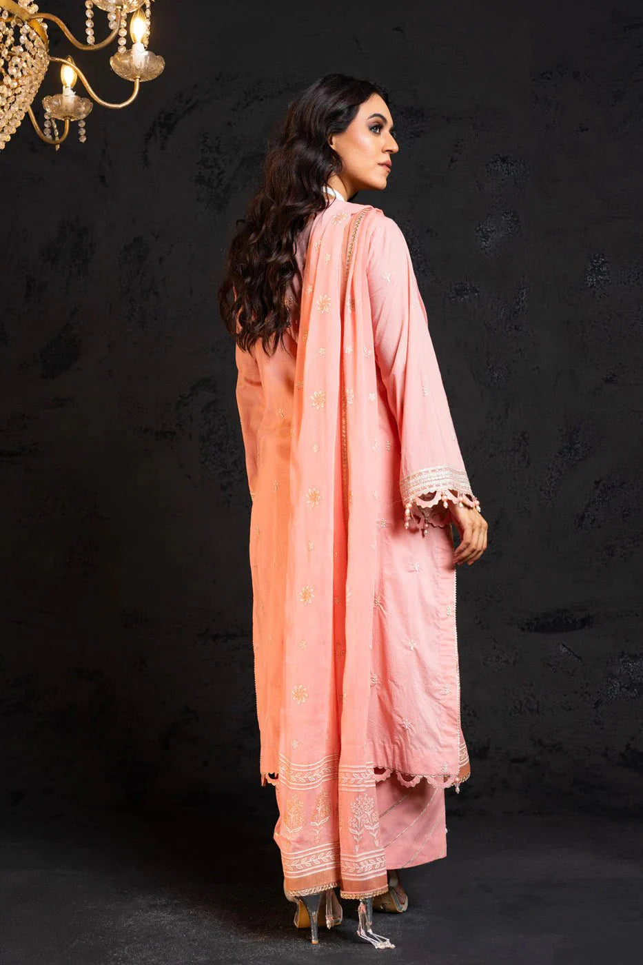 Alkaram | Spring Summer Festive 24 |  Embroidered Lawn Light Pink