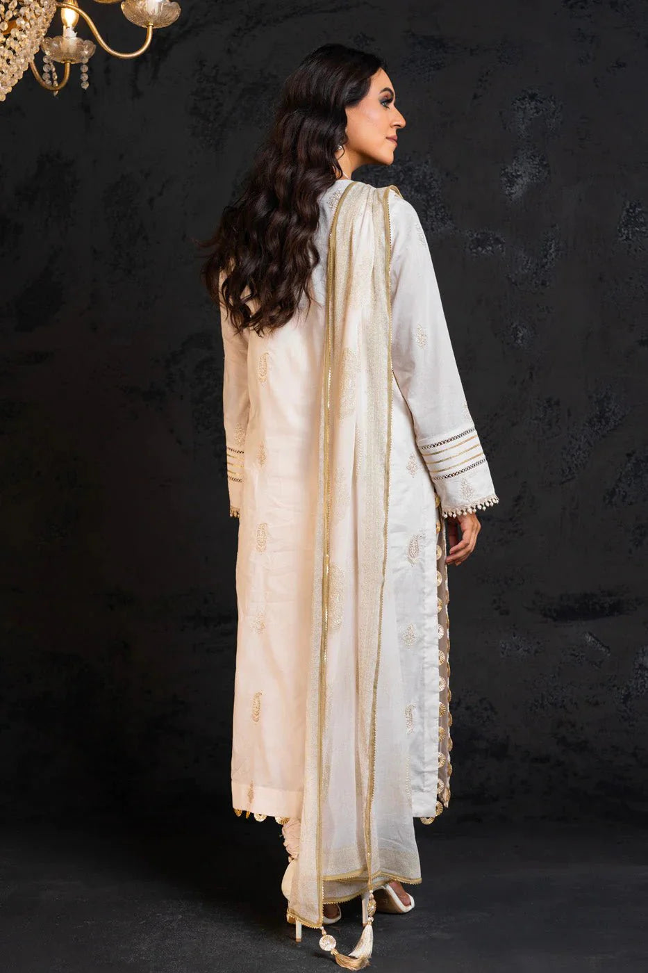 Alkaram | Spring Summer Festive 24 |  Embroidered Lawn White