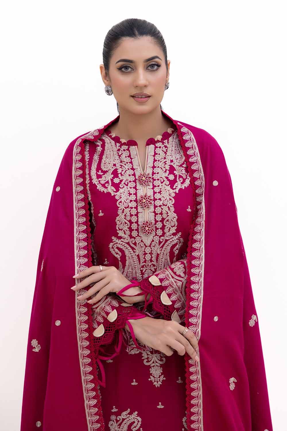 Gul Ahmed | Winter Collection 24 | Acrylic Dupatta AP-42014