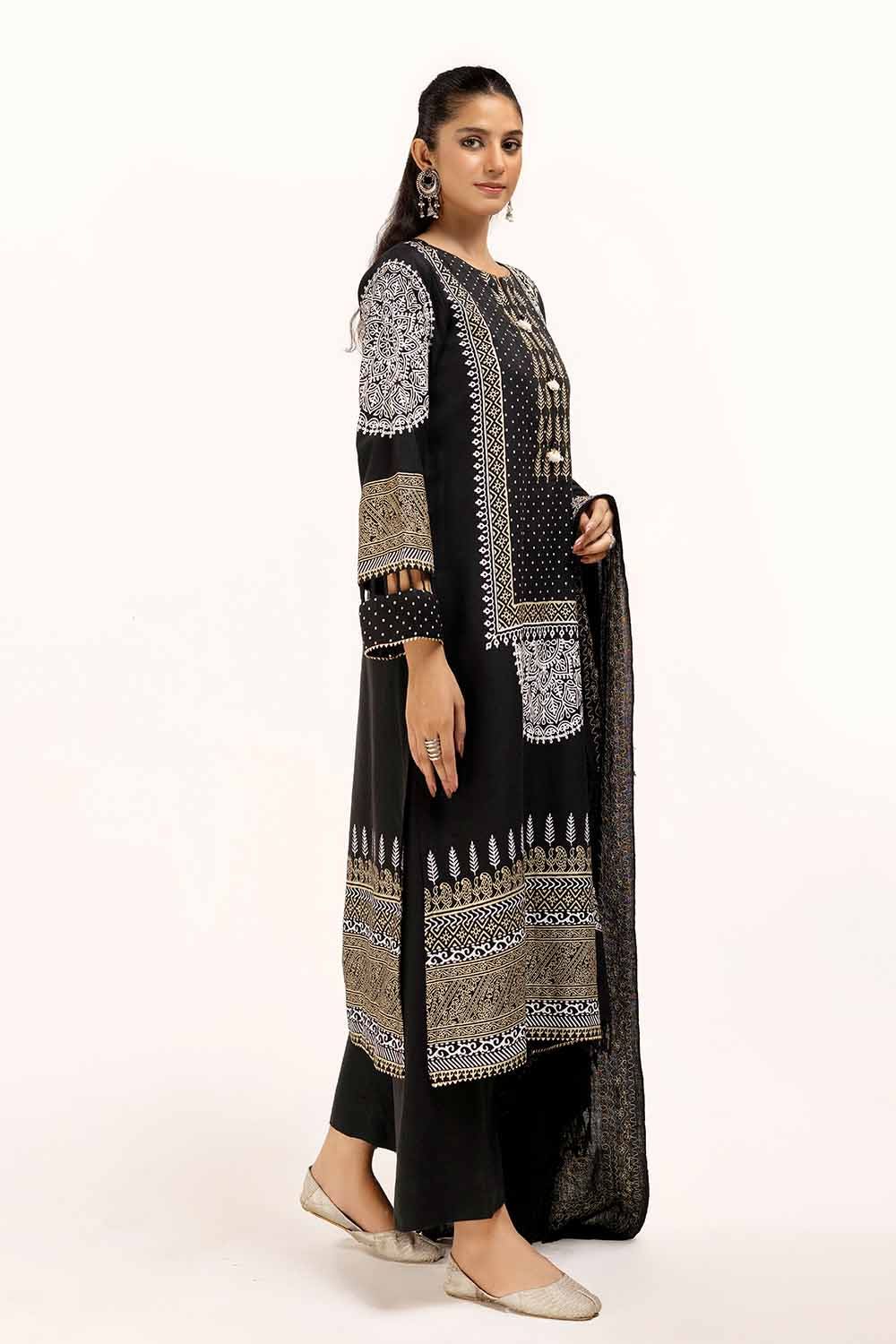 Gul Ahmed | Winter Collection 24 | Lacquer Pashmina Dupatta AP-42021