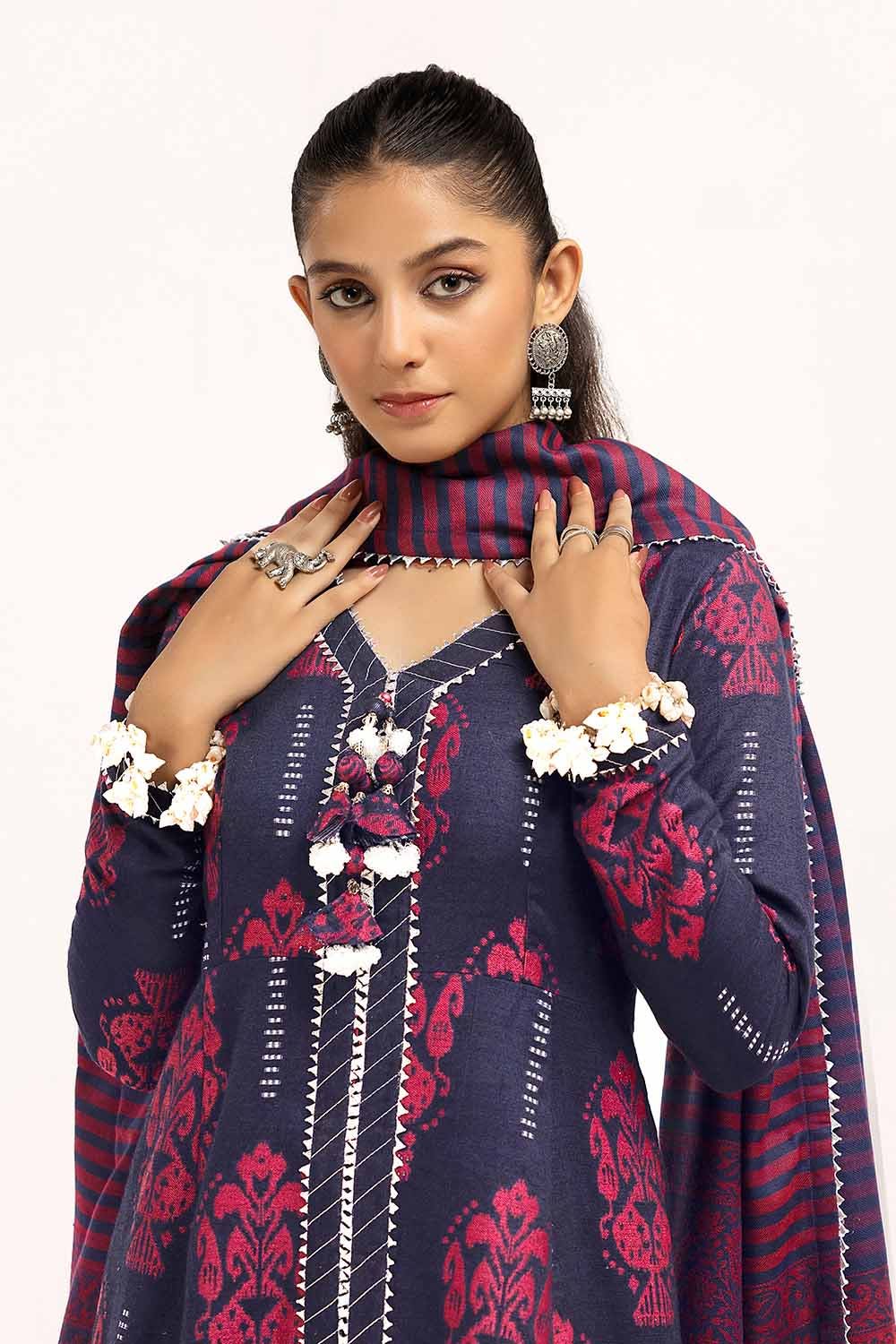 Gul Ahmed | Winter Collection 24 | Pashmina Dupatta AP-42023