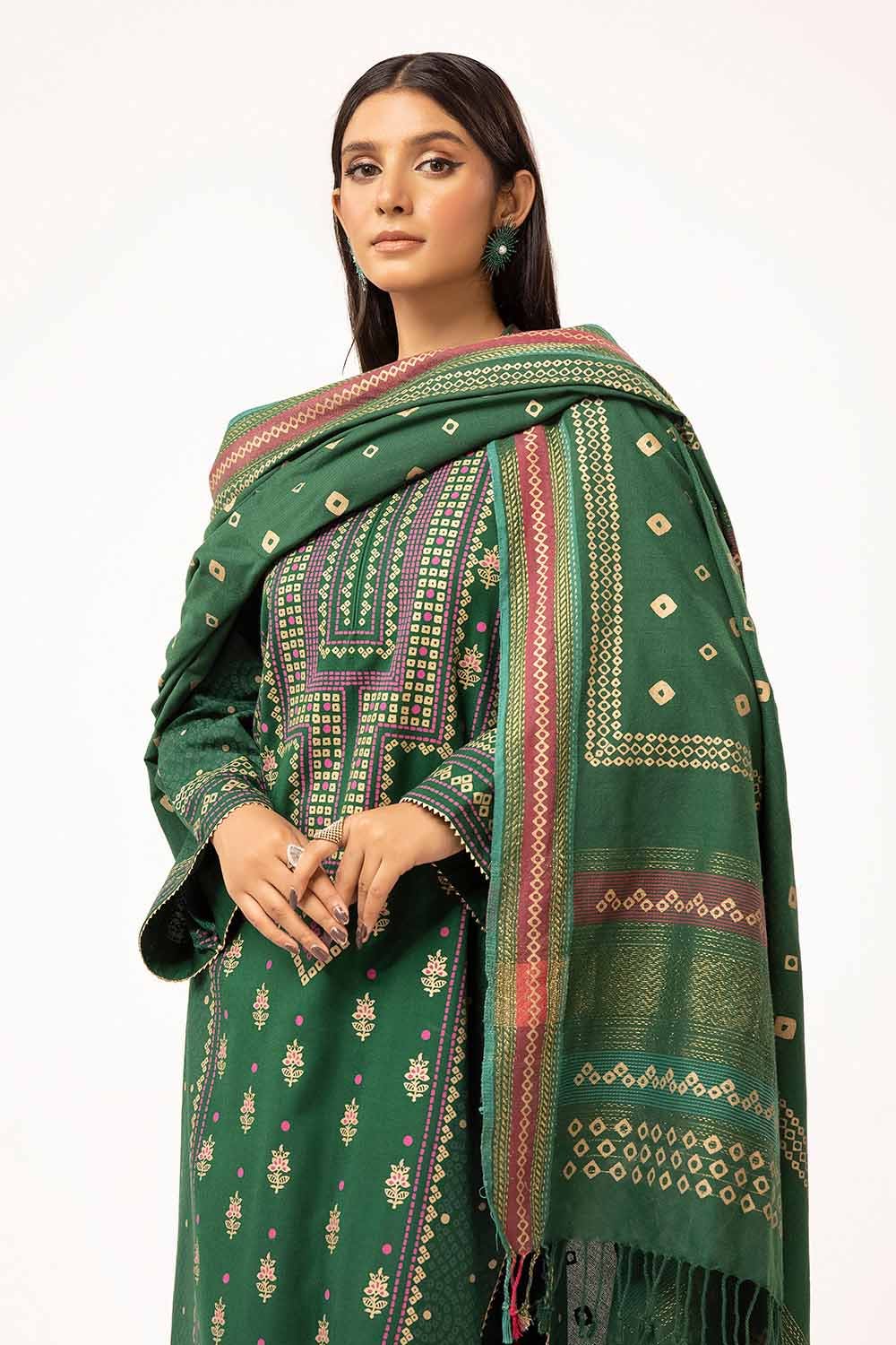 Gul Ahmed | Winter Collection 24 | Acrylic Dupatta AP-42028