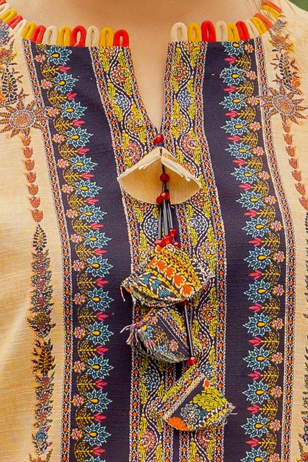 Gul Ahmed | Winter Collection 24 | Khaddar Suit with Printed Pashmina Dupatta AP-42031