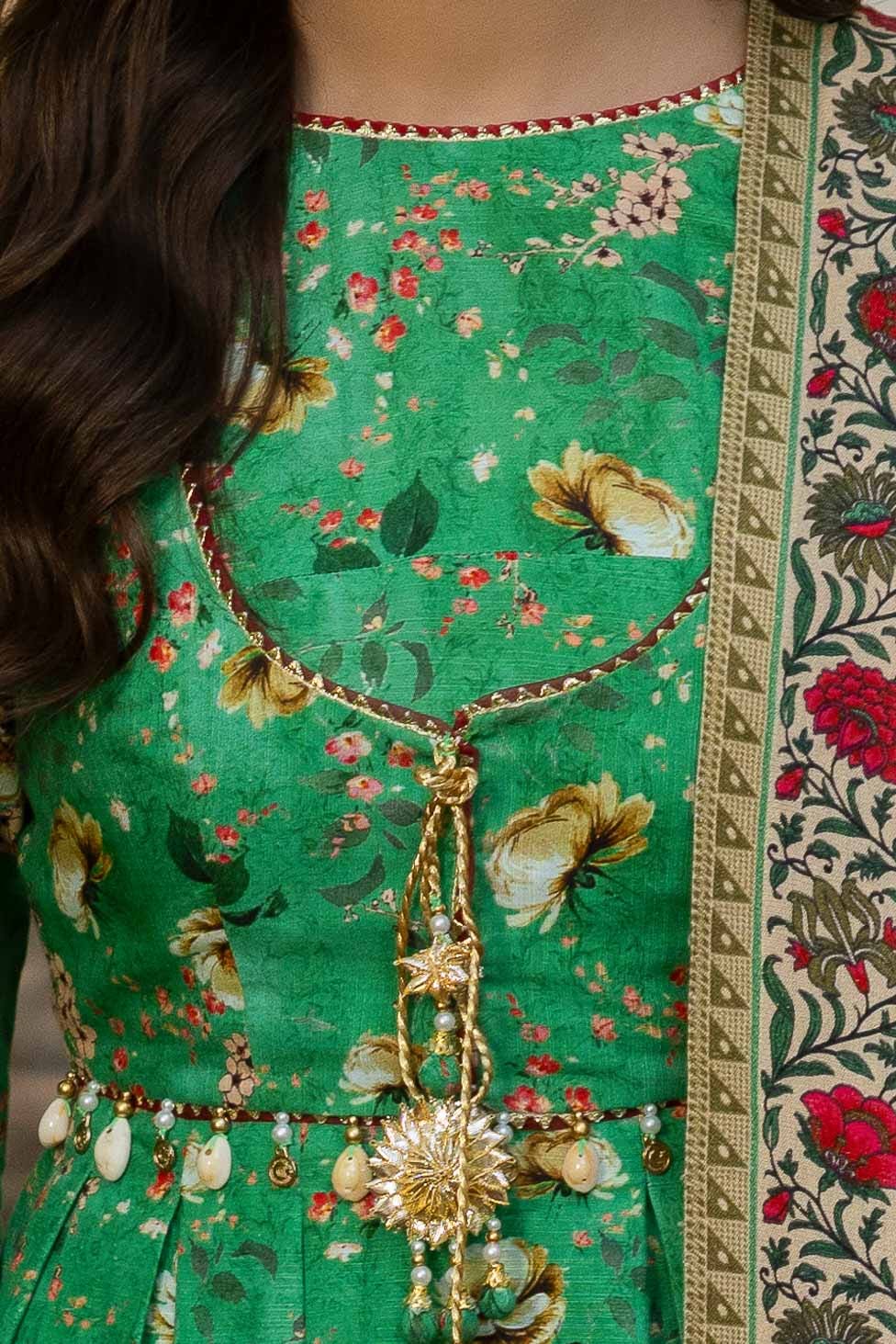 Gul Ahmed | Winter Collection 24 | Khaddar Suit with Printed Pashmina Dupatta AP-42036