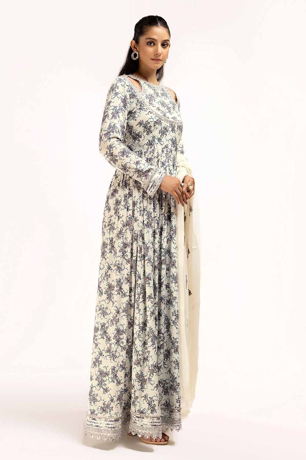 Gul Ahmed | Winter Collection 24 | Acrylic Dupatta AP-42039