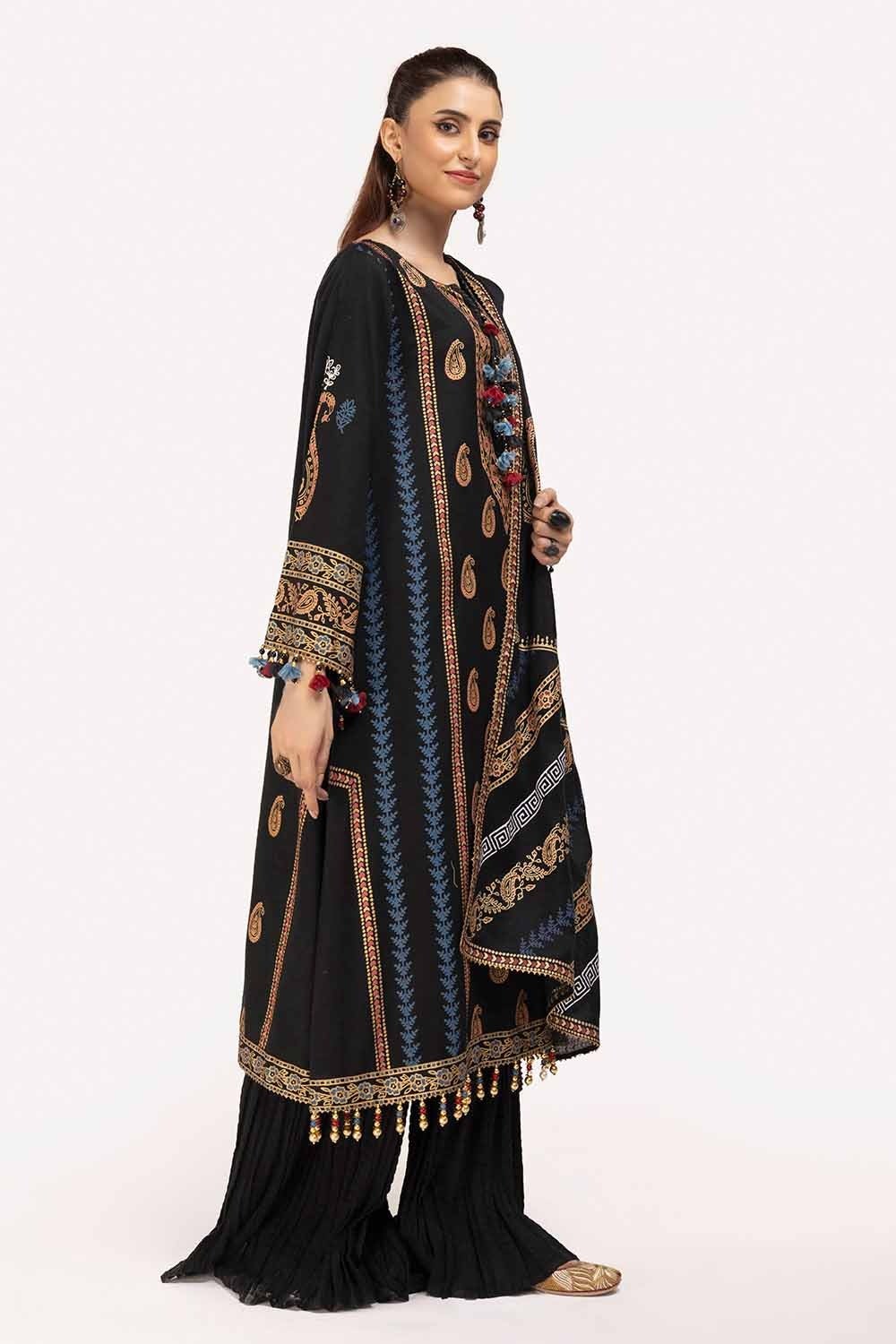 Gul Ahmed | Winter Collection 24 | Acrylic Dupatta AP-42040