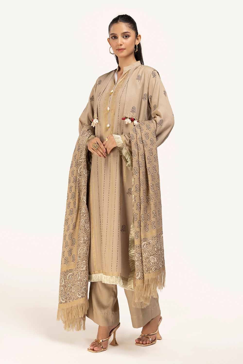 Gul Ahmed | Winter Collection 24 | Acrylic Dupatta AP-42041