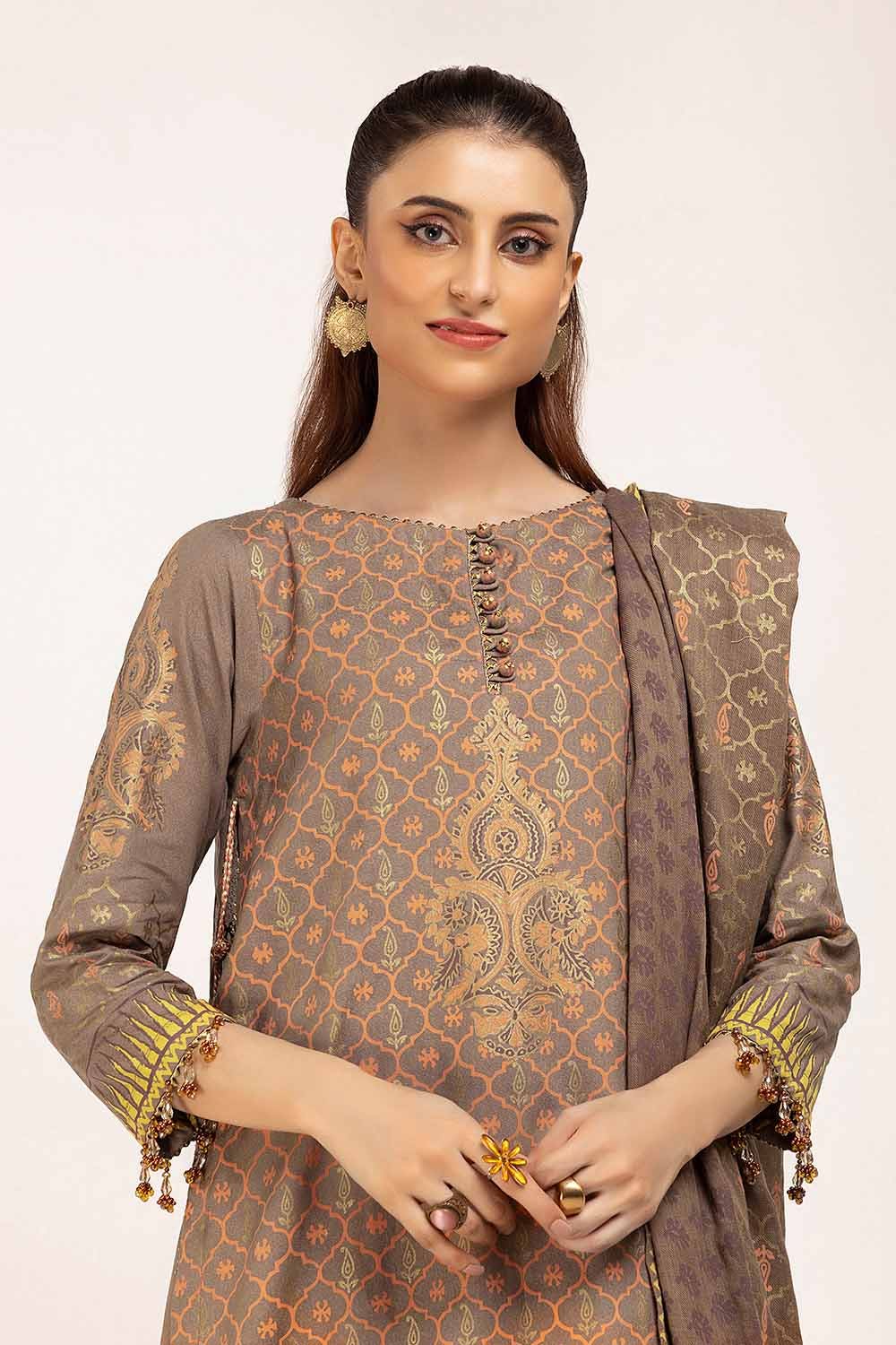 Gul Ahmed | Winter Collection 24 | Acrylic Dupatta AP-42042