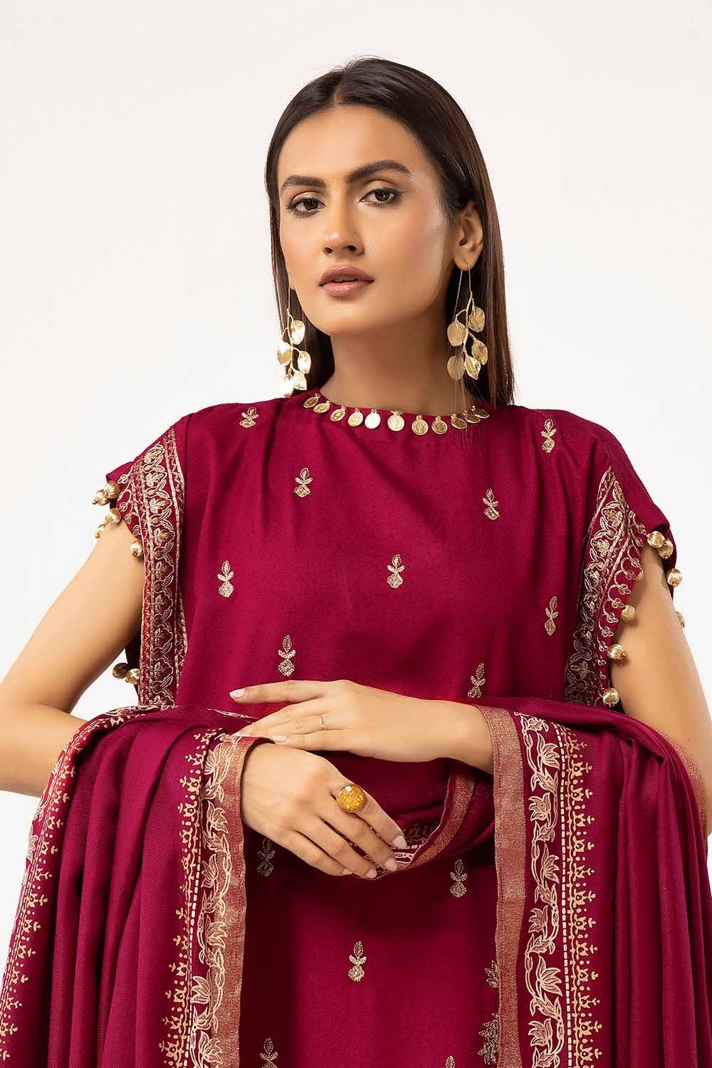 Gul Ahmed | Winter Collection 24 | Acrylic Dupatta AP-42045