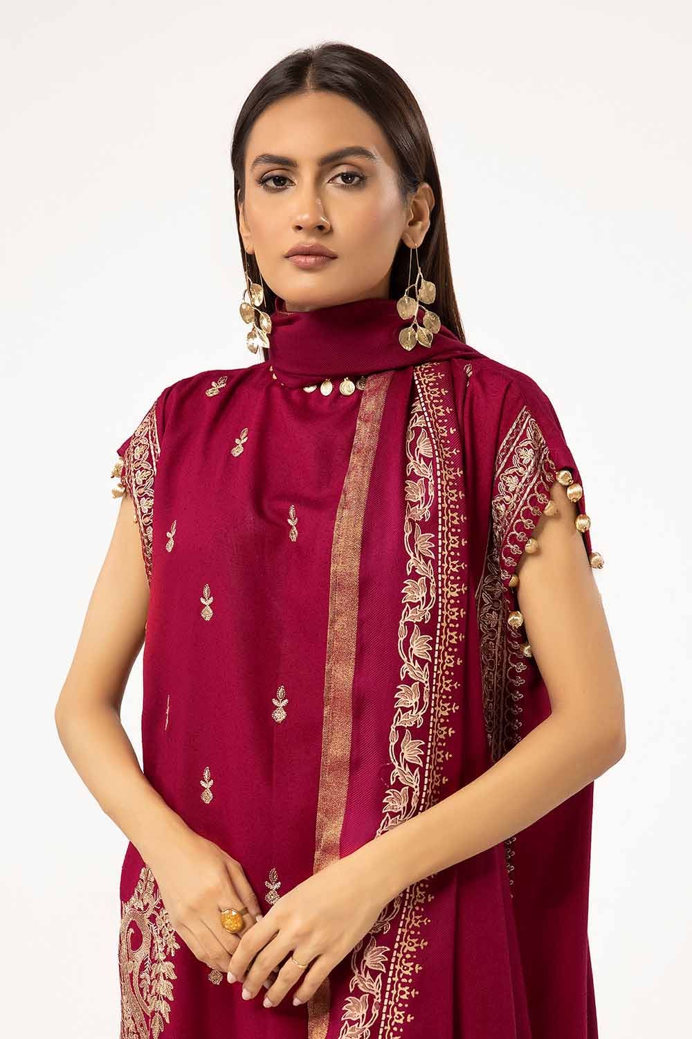 Gul Ahmed | Winter Collection 24 | Acrylic Dupatta AP-42045