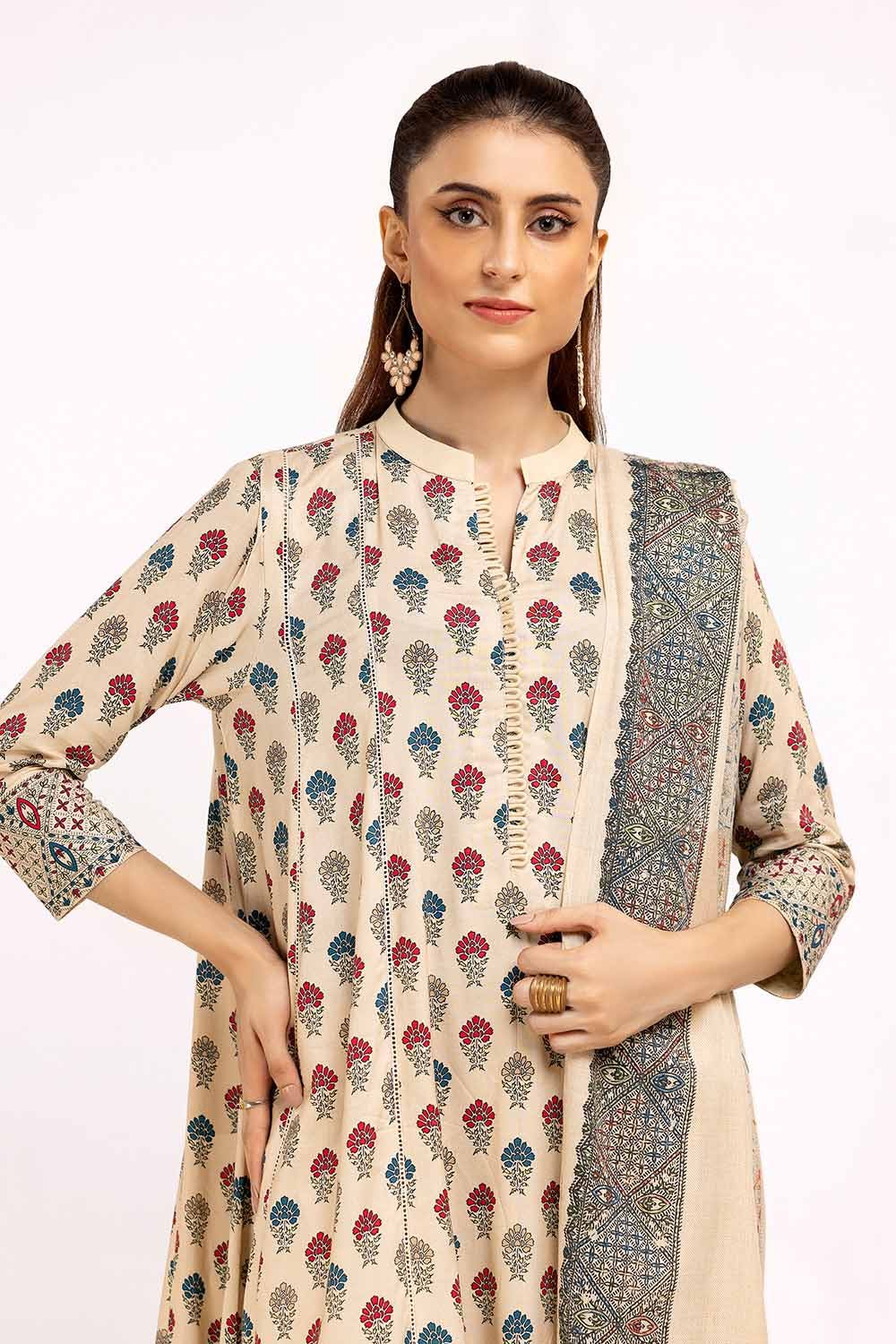 Gul Ahmed | Winter Collection 24 | Pashmina Dupatta AP-42049