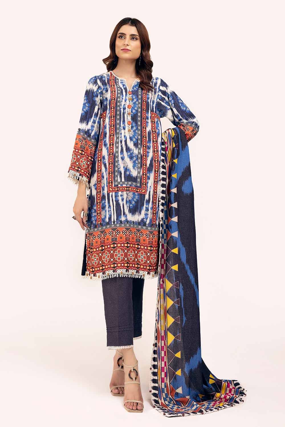 Gul Ahmed | Winter Collection 24 | Karandi Suit AY-42004