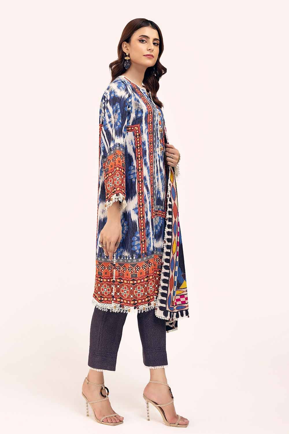Gul Ahmed | Winter Collection 24 | Karandi Suit AY-42004