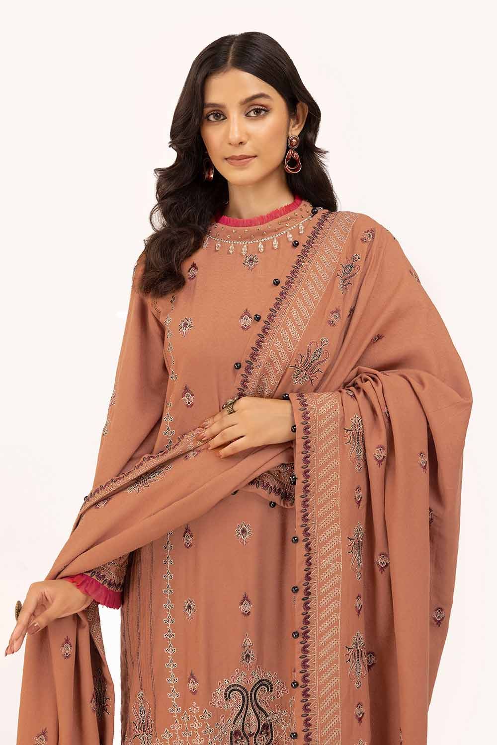 Gul Ahmed | Winter Collection 24 | Karandi Dupatta AY-42005