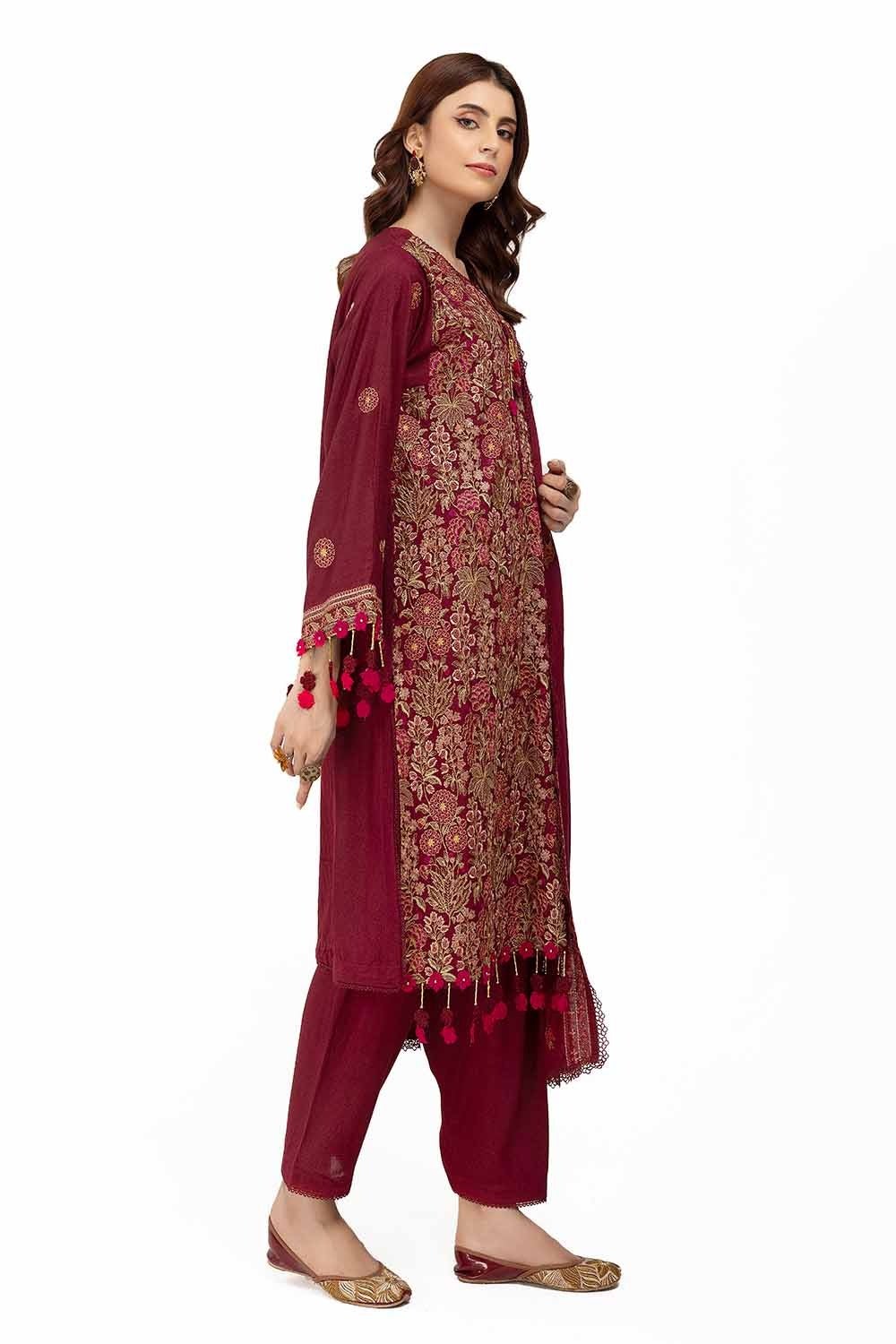 Gul Ahmed | Winter Collection 24 | Karandi Dupatta AY-42006