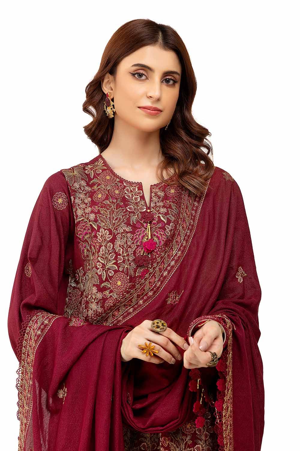 Gul Ahmed | Winter Collection 24 | Karandi Dupatta AY-42006