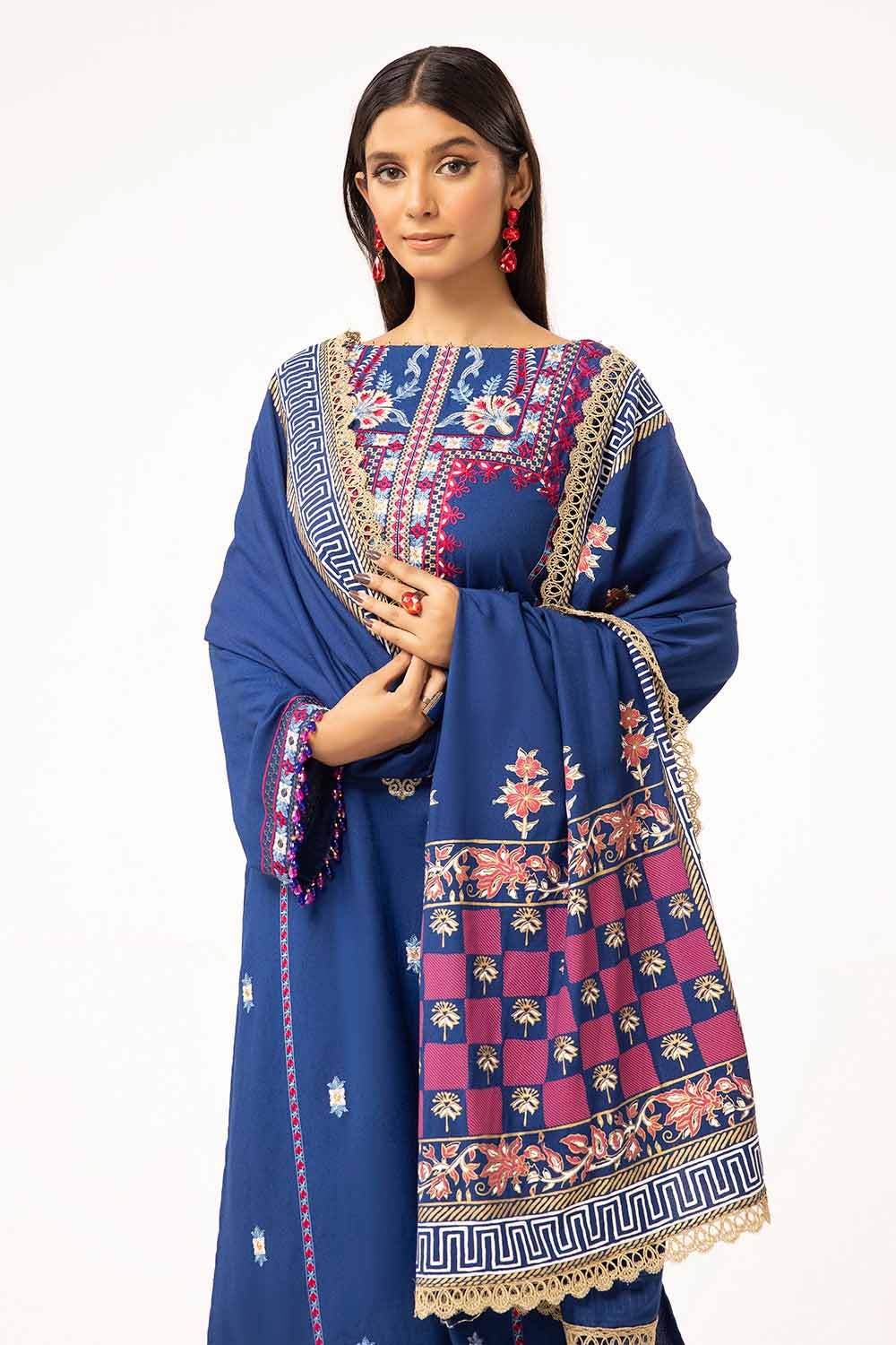 Gul Ahmed | Winter Collection 24 | Karandi Dupatta AY-42010