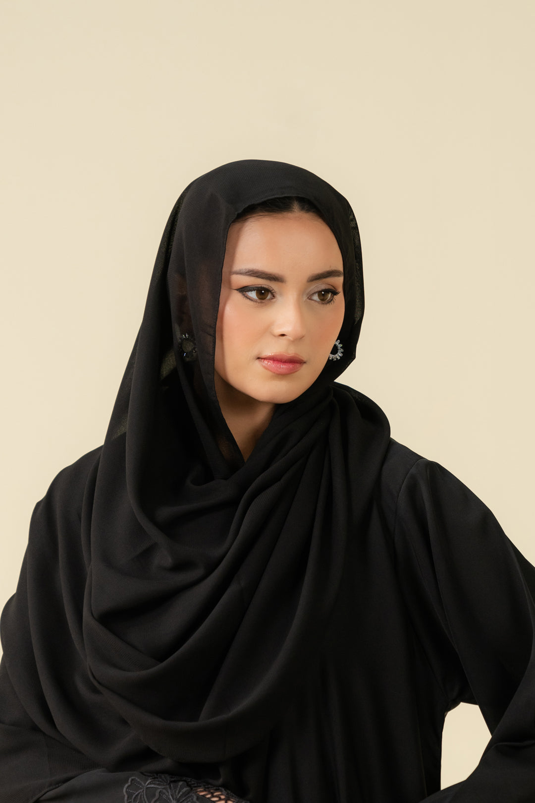 Black Abaya Scarf