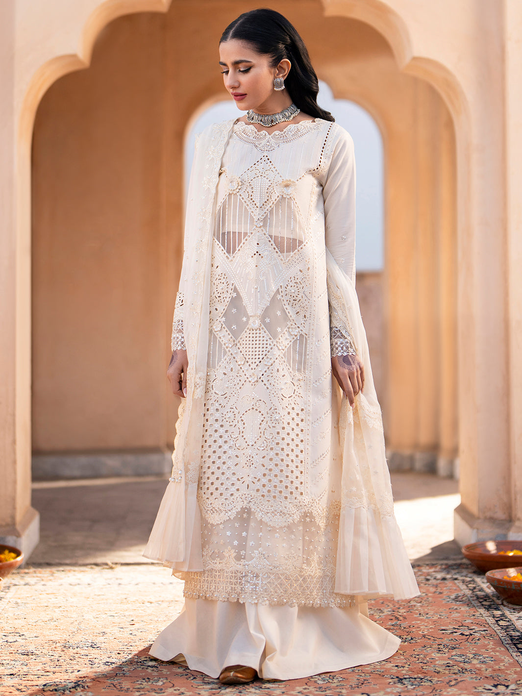 Binilyas | Dilbaro Embroidered Festive Lawn 24 | 401-A