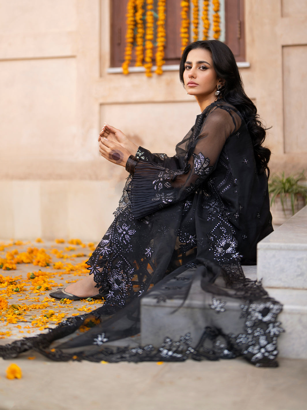 Binilyas | Dilbaro Embroidered Festive Lawn 24 | 402-A
