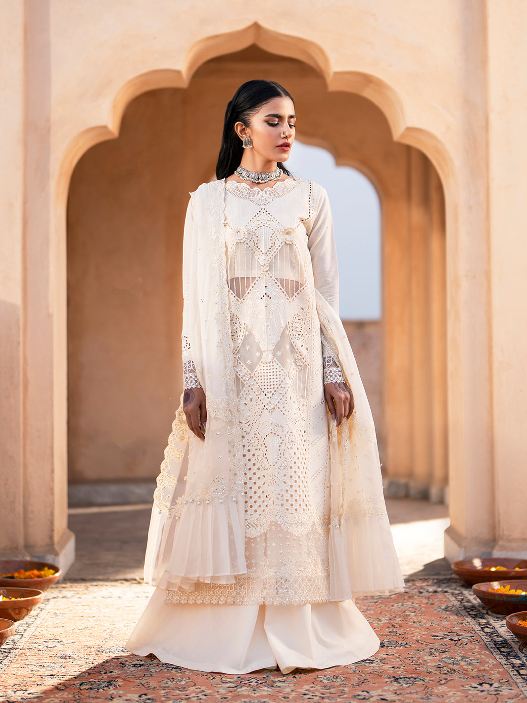 Binilyas | Dilbaro Embroidered Festive Lawn 24 | 401-A
