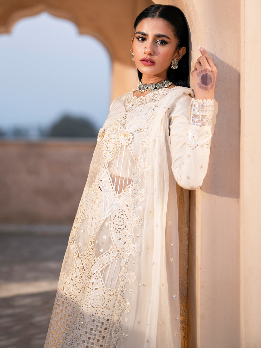 Binilyas | Dilbaro Embroidered Festive Lawn 24 | 401-A