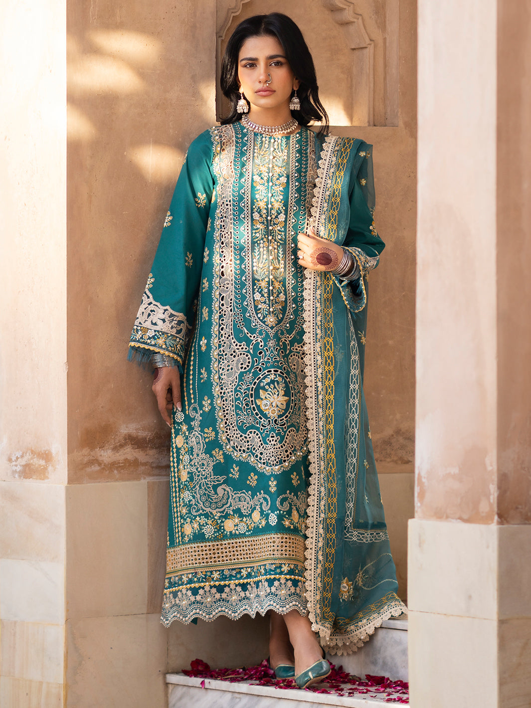 Binilyas | Dilbaro Embroidered Festive Lawn 24 | 404-B