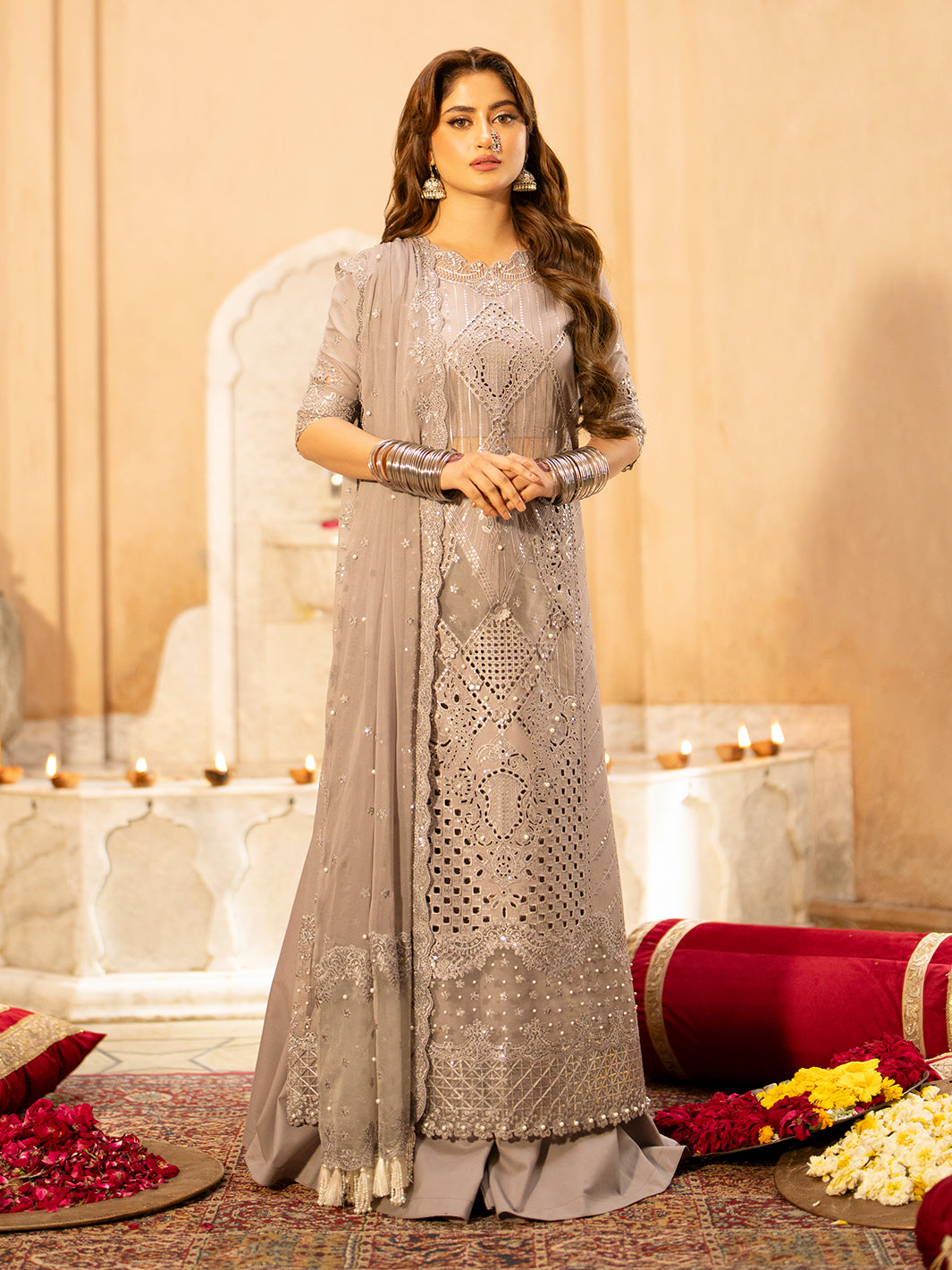 Binilyas | Dilbaro Embroidered Festive Lawn 24 | 401-B