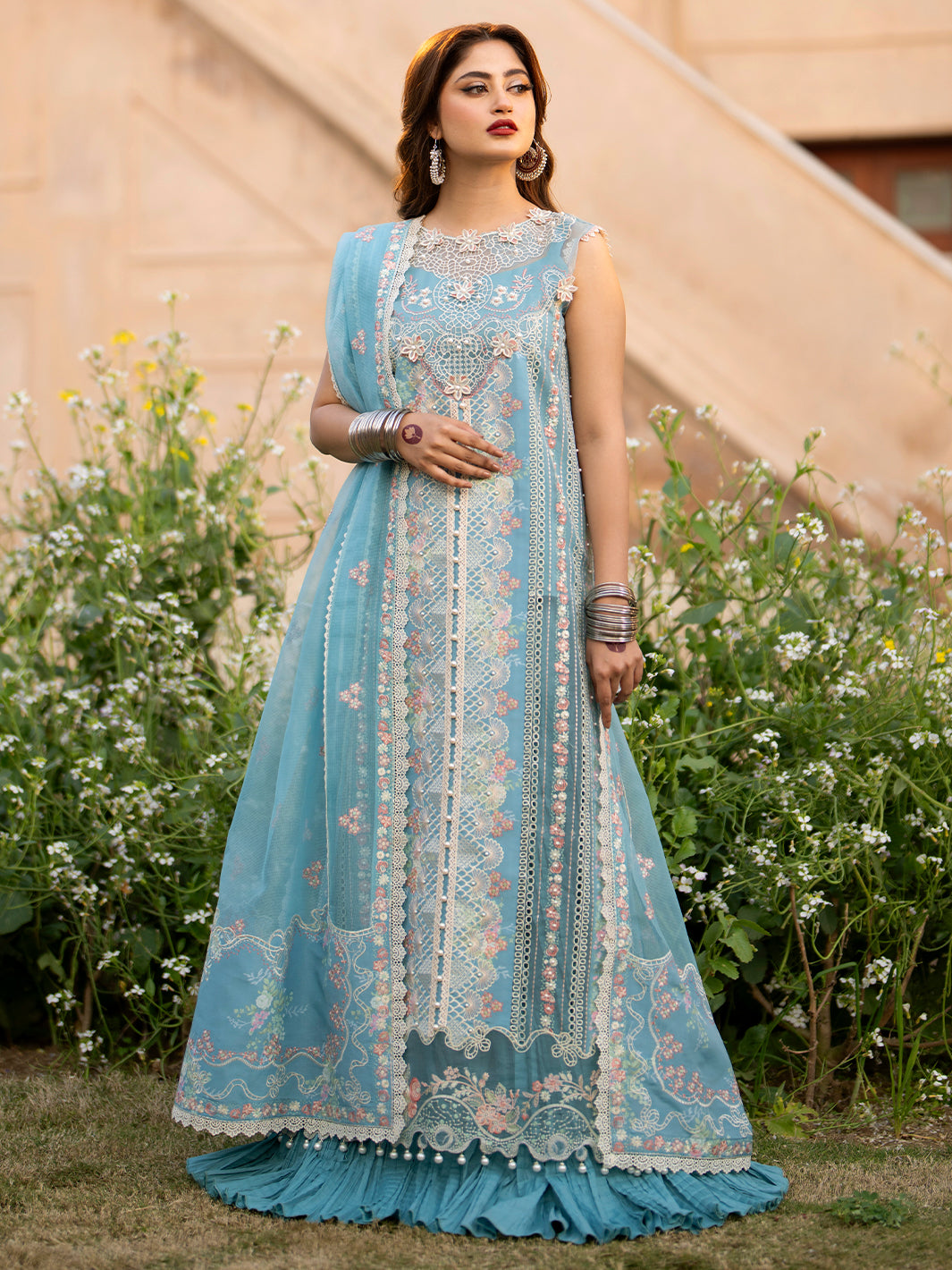 Binilyas | Dilbaro Embroidered Festive Lawn 24 | 406-B