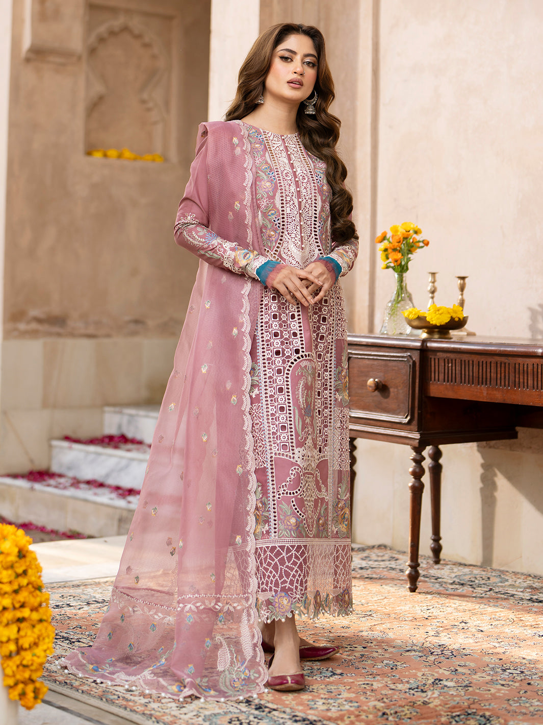 Binilyas | Dilbaro Embroidered Festive Lawn 24 | 407-B