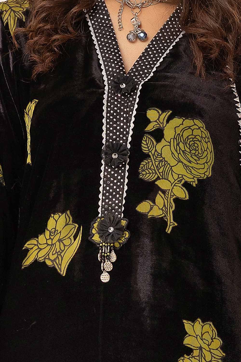 Gul Ahmed | Winter Collection 24 | Diamanties Burnout Velvet Dupatta BVL-42001