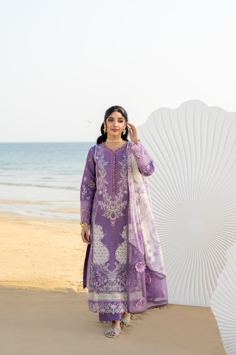 Aabyaan | Saagar Luxury Lawn 25 | ZARQA (AS-01)