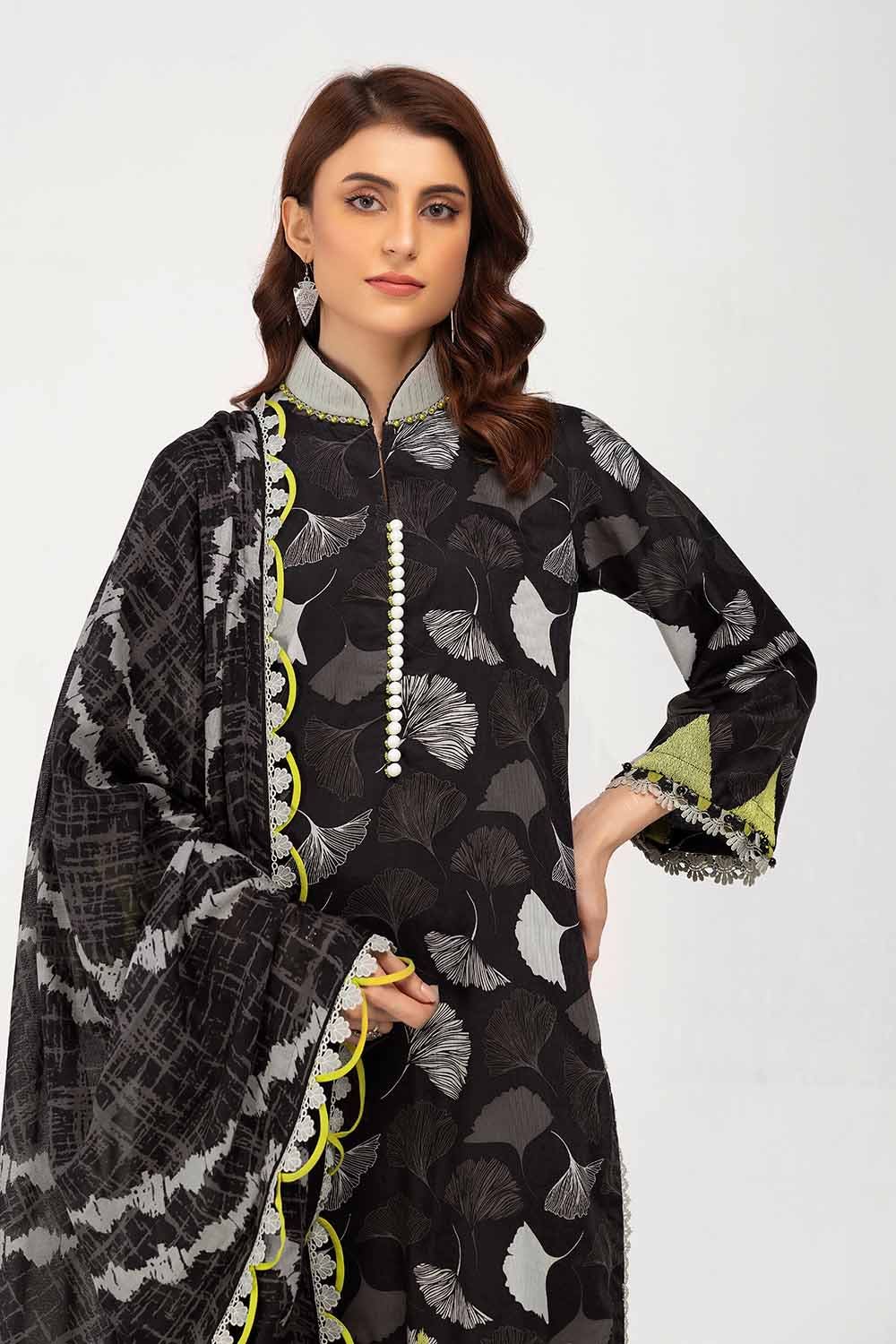 Gul Ahmed | Winter Collection 24 | Cotton Net Dupatta CD-42007