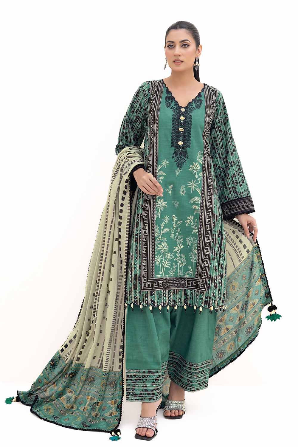 Gul Ahmed | Winter Collection 24 | Cotton Net Dupatta CN-42004