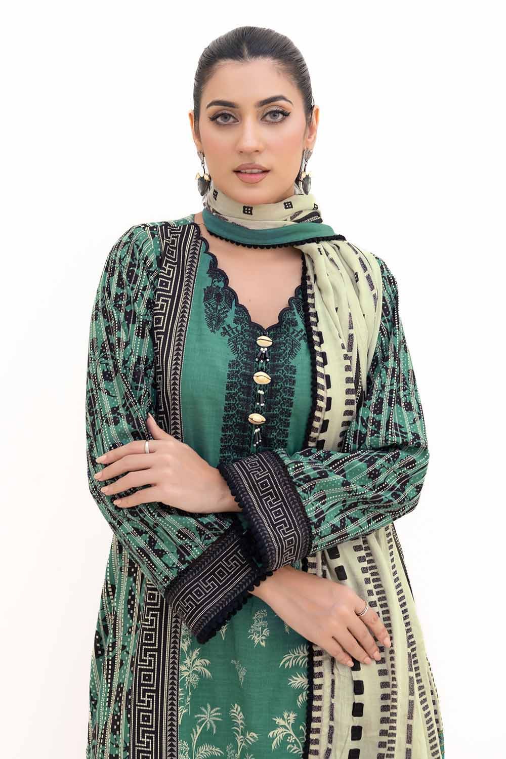 Gul Ahmed | Winter Collection 24 | Cotton Net Dupatta CN-42004