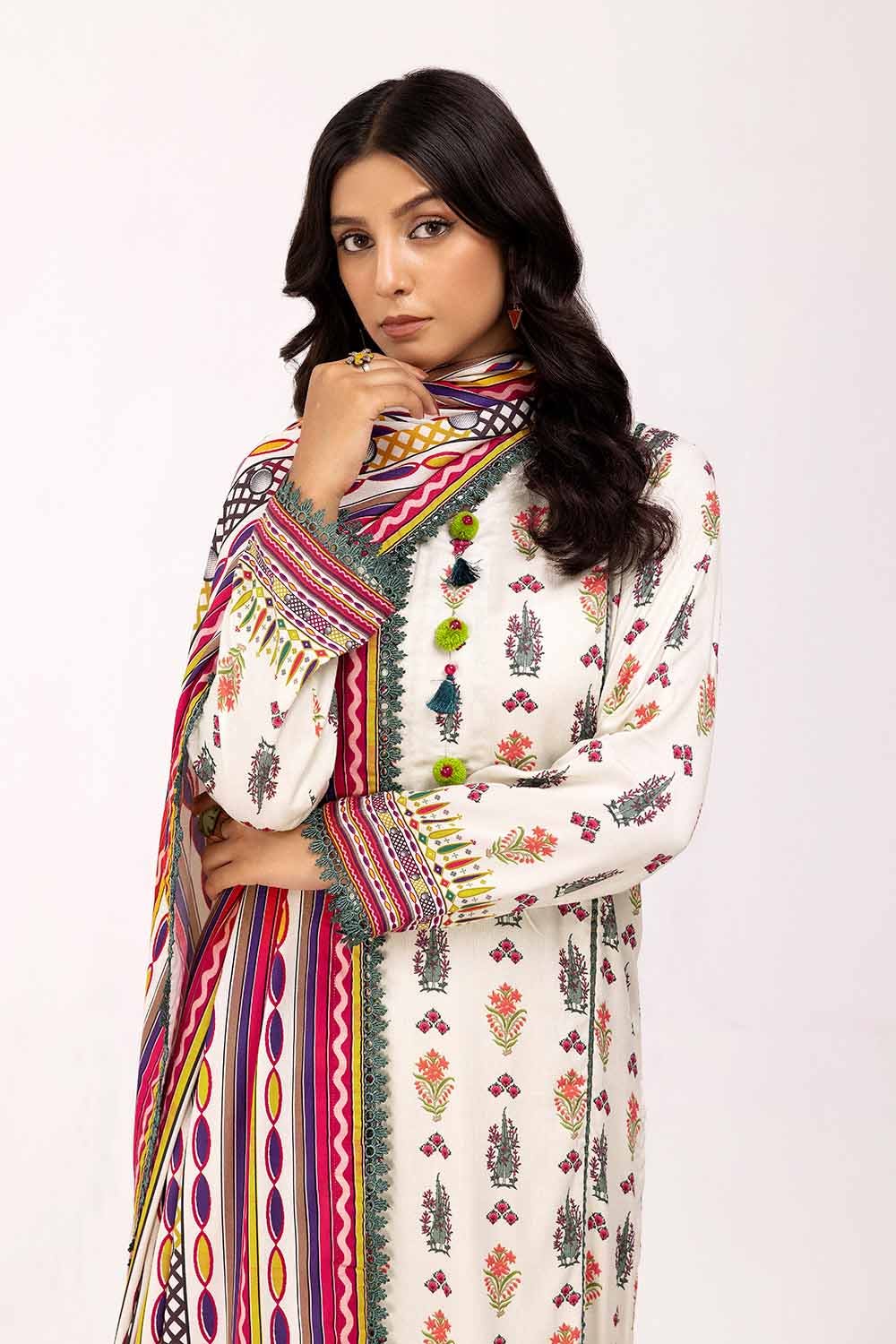 Gul Ahmed | Winter Collection 24 | Cotail Suit CV-42001