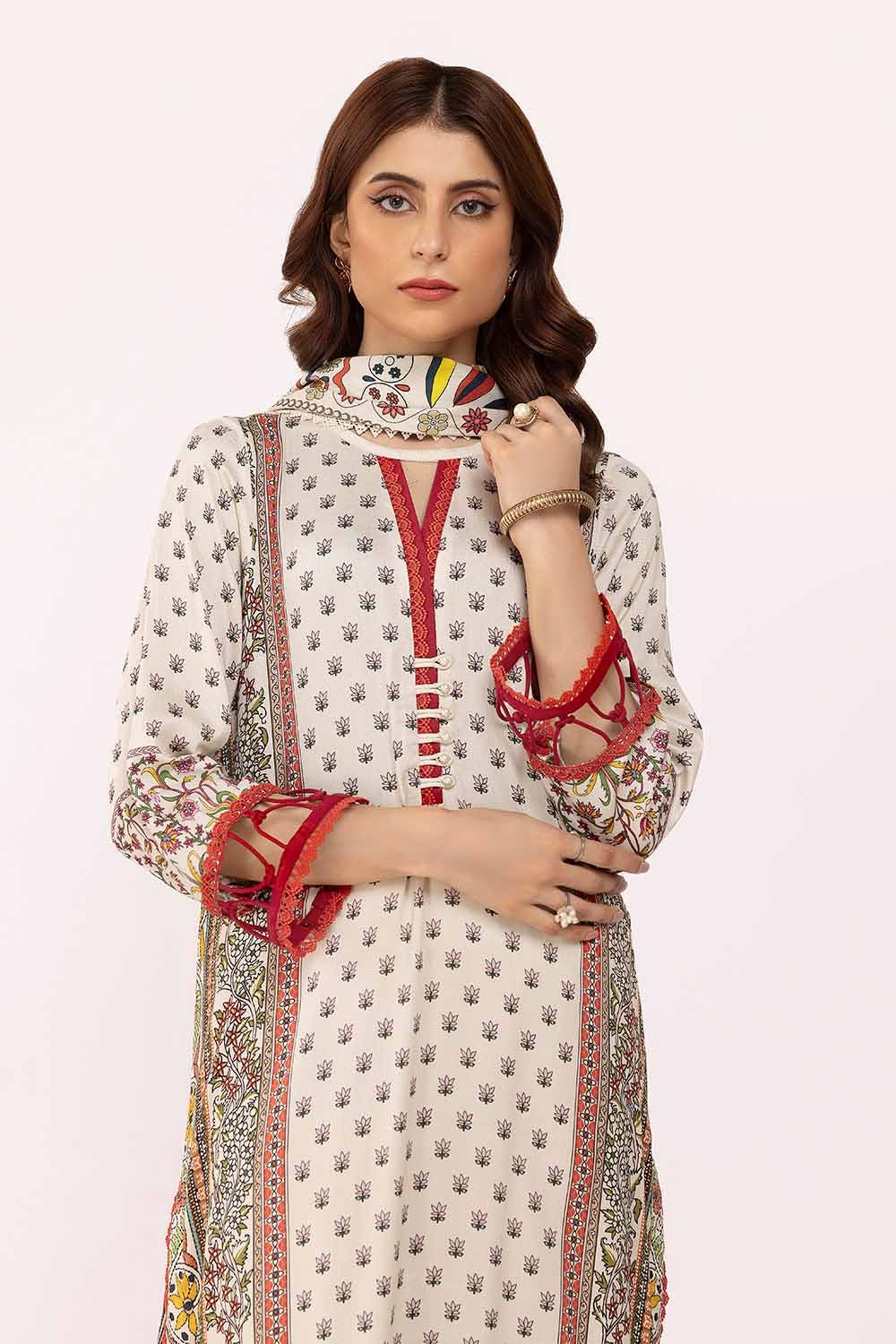 Gul Ahmed | Winter Collection 24 | Cotail Suit CV-42002