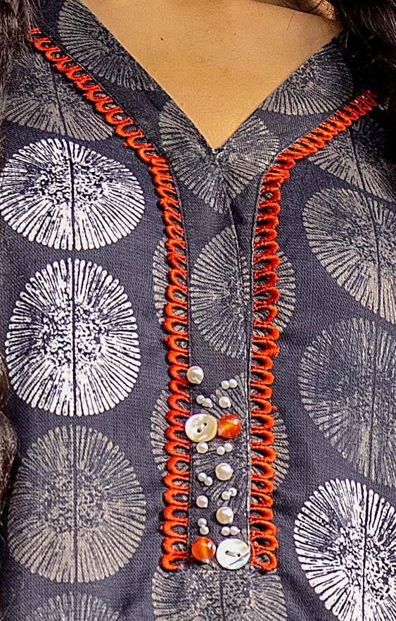 Gul Ahmed | Winter Collection 24 | Cotail Suit CV-42006