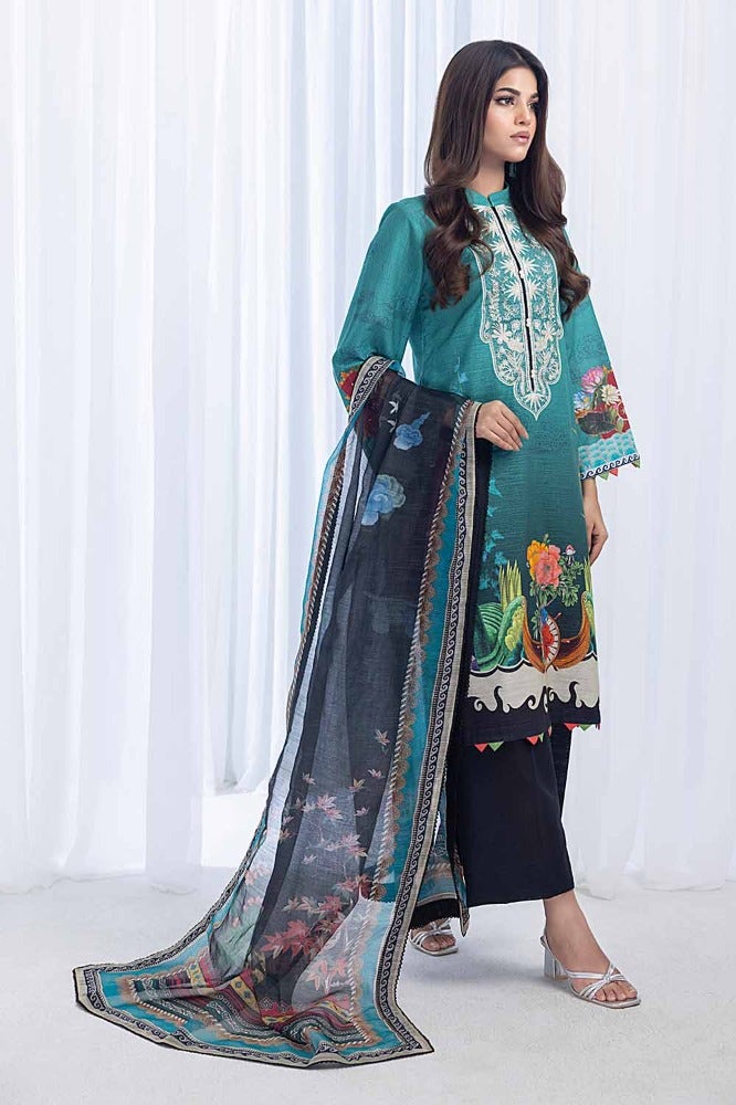 Gul Ahmed | Winter Collection 24 | Net Dupatta WRF-32019