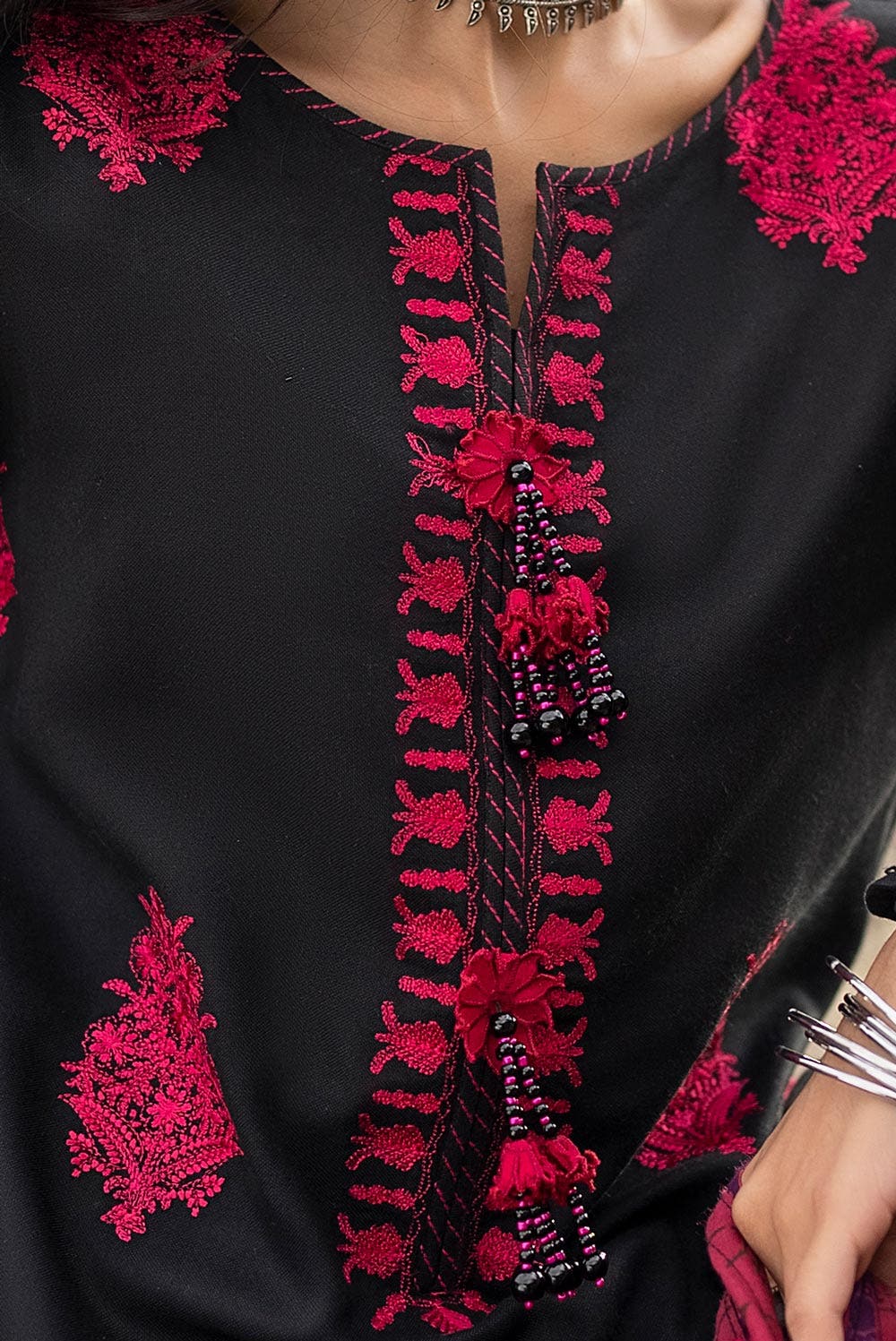 Gul Ahmed | Winter Collection 24 | Pashmina Dupatta AP-42016