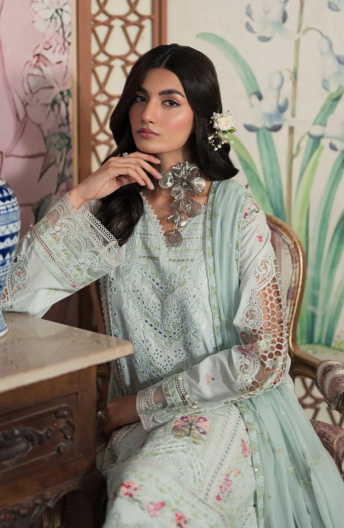 Emaan Adeel | Ayra Luxury Lawn 24 | AR-07